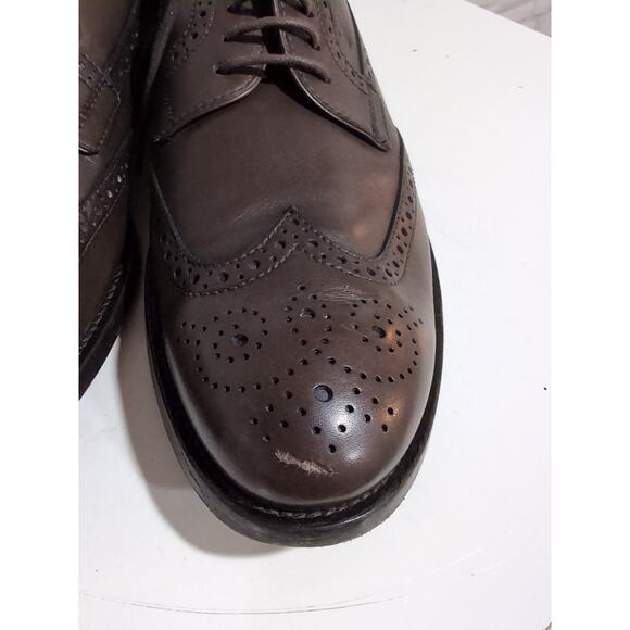 Tod\'s Wingtip Brogues Oxfords Brown Leather Mens Shoe Size US 8 $680 main image 5